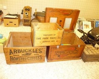 wooden crates and MORE
