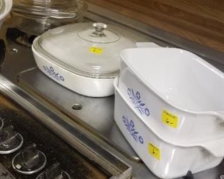 corning ware bakeware, and lots of other cookware and housewares