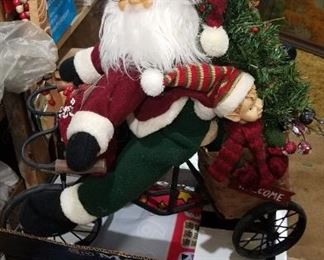 Santa and Elf Decor