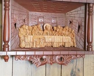 vintage Lord's Supper wall decor