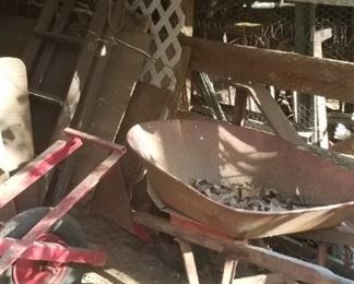 Wheelbarrow in Outbuilding 3