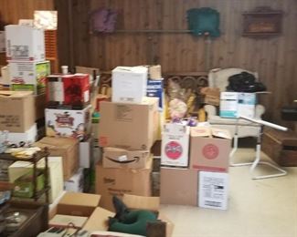 One of the rooms in basement.