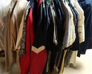 Men's clothing, women's shoes