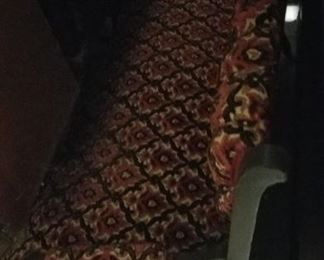 1880's mahogany love seat. Matching chair also available.