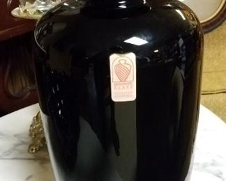 Beautiful black high end vase