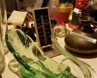 Blown glass swan