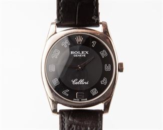 17: Rolex 'Danaos' 18k White Gold Cellini Watch #4233
