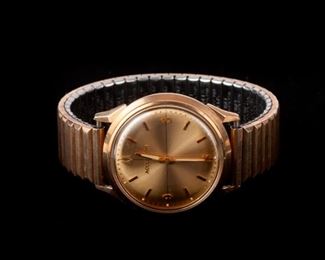 135: Accutron Bulova Vintage Gold Filled M7 Watch, in box