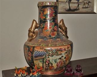Large Asian urn