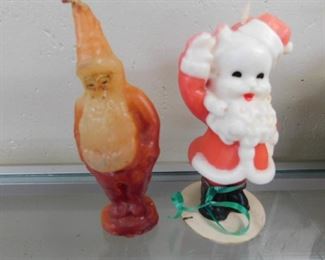 Vintage Santa Candles