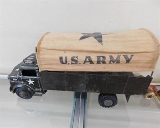 Pressed Steel Marx U.S. Army Truck