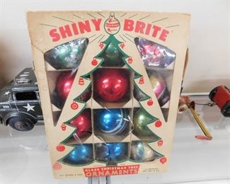 Shiny Brite Christmas Ornaments in Original Box