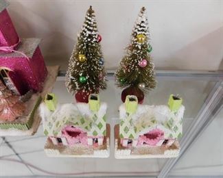 Putz Houses and Vintage Trees