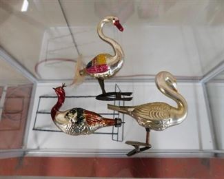 Old Figural Glass Ornaments