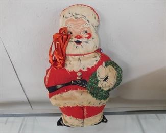 Vintage Plush Santa Doll