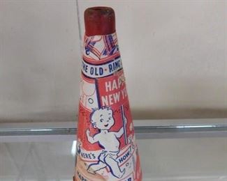 Old Happy New Year Party Horn
