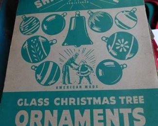 Shiny Brite Glass Ornaments in Original Box