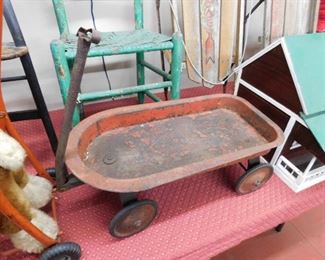 Small Early Dixie Flyer Wagon