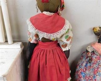 Folk Art Black Americana Doll