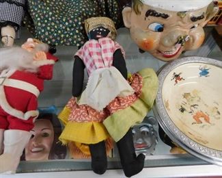 Black Americana Folk Art Doll