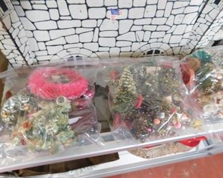 Vintage Christmas Brush Trees
