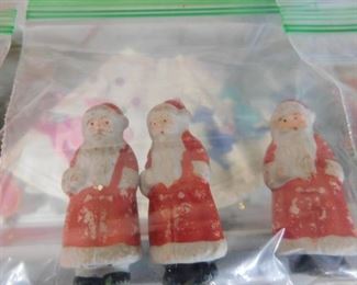 Bisque Santa Clauses