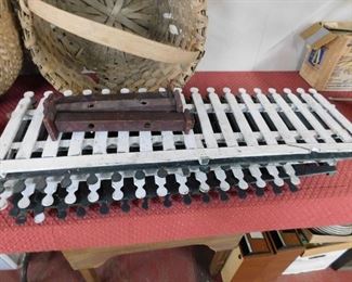 Old German Putz Wooden Christmas Tree Fence 