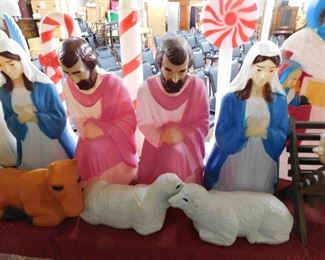 Nativity Blow Molds
