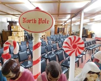 North Pole Blow Mold