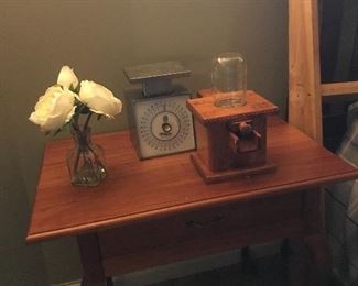 Nice side table and some vintage pieces