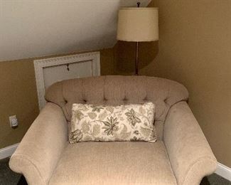 Seating for 2! Purchased at Domain: Winslow Tufted Chair