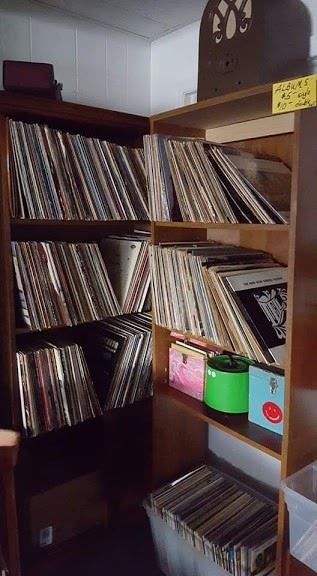 Albums (single and double sets), 45's, cassette tapes, and more!
