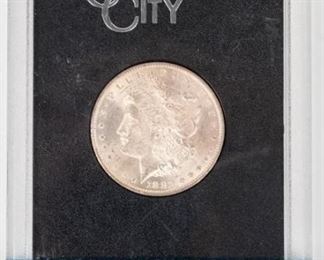 Lot 399 - Coin 1882-CC Morgan Silver Dollar in GSA Box NGC