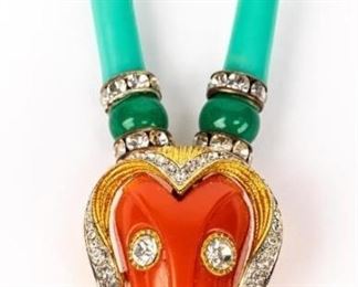 Lot 15 - Jewelry Vintage Hattie Carnegie Antelope Brooch