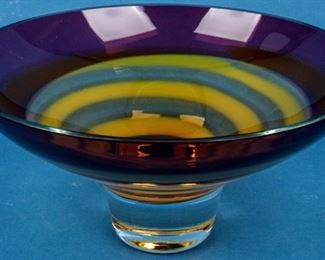 Lot 393 - “Evolution” Art Glass Bowl by Waterford
