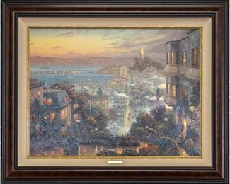 Lot 400 - Art Kinkade “San Francisco, Lombard Street” R/E Ed
