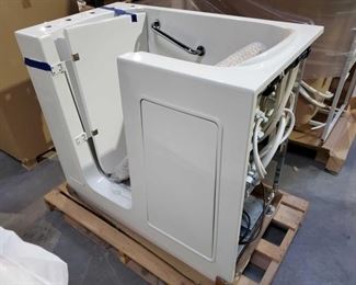 423: Therapy Tubs Model 2645 Air and Water Jetted, No water pump
Measures approximately 26" x 45" x 40"