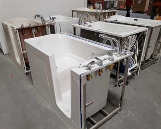 503: 6 Therapy Tubs, Various Models and Sizes
Models 3052LW-I 40.5" tall, 3252WC 40.5" tall, 3260RW-1 37" tall, 3052A 41.5" tall, and 3238 38.5" tall
 	 	