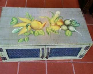painted bread box