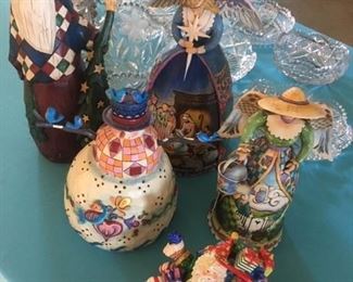 Heartwood Creek, Jim Shore, Christopher Radko & ABC glass