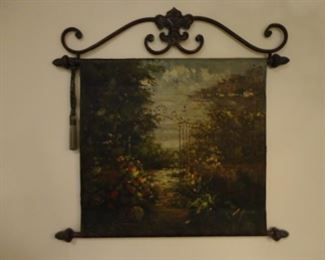 Canvas wall hanging. 30x27
