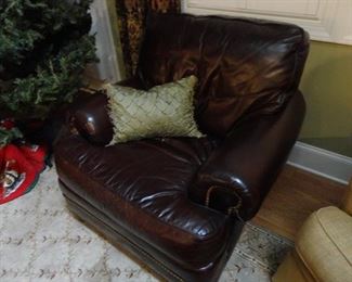 Brown Leather Chair in Great Condition