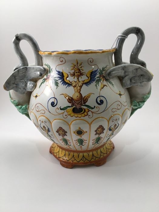 Richard Ginori—Grotesque Porcelain Art Jar