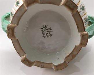 Richard Ginori—Grotesque Porcelain Art Jar