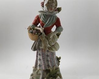 Sitzendorf Porcelain Figurine