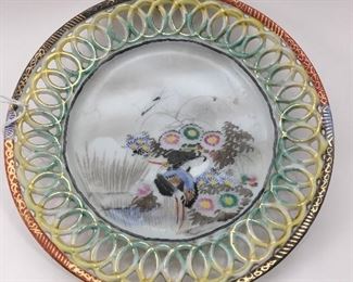 Fine Bone China Reticulated Plate