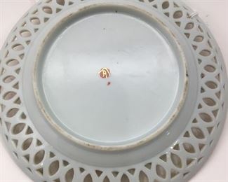 Fine Bone China Reticulated Plate