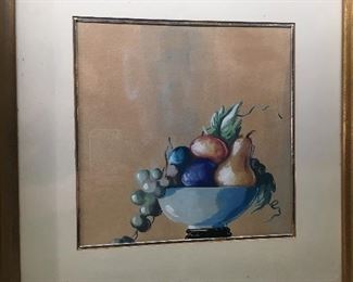 2 ZADA Mid Century Artist "Zada Laura Pierce Folz" Watercolors