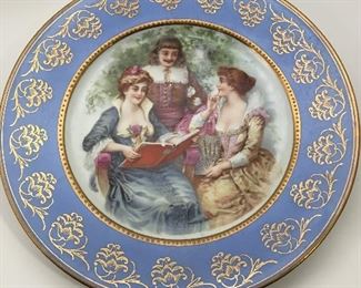 Rare Puls Made in Czechoslovakia Porcelain Plate