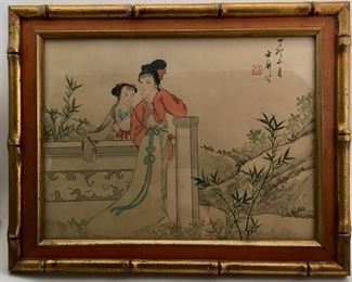 4 Four Seasons Painting on Silk